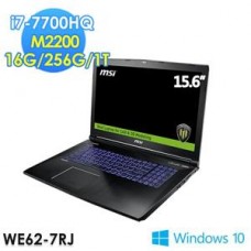 MSI微星 WE62 7RJ-1849TW-BB7770H16G1T0DS10P 15.6吋筆電